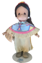 Vintage 1994 Precious Moments Native American Indians Collection Aquene Doll 12&quot; - £8.43 GBP
