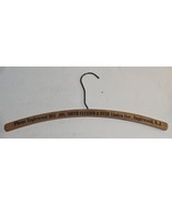 Vintage Wooden Hanger Jos. Smith Cleaner &amp; Dyer Linden Ave Englewood NJ ... - $25.75 CAD