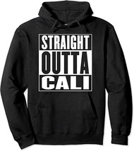 NWOT- Straight Outta Cali Black Hoodie Sweatshirt Size 2XL - £21.75 GBP