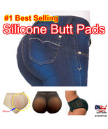 Silicone Butt Pads buttock Enhancer body Shaper Brief  Panty Tummy Control SET - £23.45 GBP