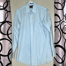 Vintage Montgomery Ward high count broadcloth, long sleeve button-down s... - £10.79 GBP