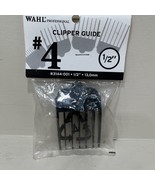 1/2” Wahl Attachment Clipper Guide Comb Guard 13mm #4 Black Genuine Vint... - £7.66 GBP