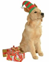 Pet Elf Hat for Christmas by Rubies Pet Shop for Cats or Dogs with Ears Sm/Med - £11.73 GBP