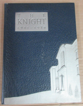 Vintage The Knight 1936 Yearbook Collingswood High School Collingswood N... - £43.01 GBP