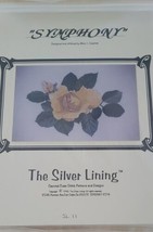 The Silver Lining Counted Cross Stitch Pattern Chart SYMPHONY Rose - $8.50