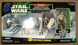 Brand New 1998 Star Wars Potf Jabba&#39;s Palace With Han Solo In Carbonite 3-D Dio - $59.99
