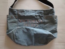 Bag - Victoria&#39;s Secret Denim Bag/Tote With Side Pockets - £8.11 GBP