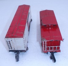 Lot Of 2 American Flyer Train Cars - 478 Boxcar &amp; 484 Caboose - £19.17 GBP