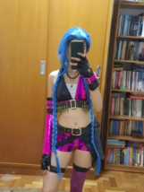 Jinx Cosplay Costume, Halloween Party Costume, League of Legends Cosplay - £86.04 GBP