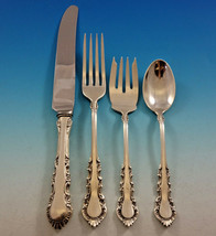 Georgian Rose by Reed & Barton Sterling Silver Flatware Set 8 Service 32 Pieces - £1,212.50 GBP