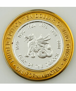 CALIFORNIA HOT, $10 TEN DOLLAR GAMING TOKEN .999 FINE SILVER COIN - €44,77 EUR