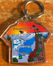 Florida Souvenir Panama City Beach Keychain Bag Clip Ocean Coral Dolphin... - £9.63 GBP