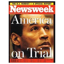 Newsweek Magazine October 16 1995 mbox609 The O.J. Verdict-A special report Amer - £3.12 GBP