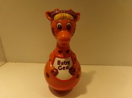 Baby Gee Giraffe Roly Poly Toy Toys R Us Made in Hong Kong - $428.13 MXN