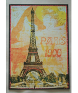 Vintage Postcard Paris Tour Eiffel Tower Art Nouveau 1900 Made in France... - $6.72 CAD