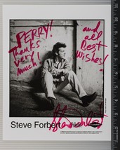 Steve Forbert Autograph Signed 8x10 B&amp;W Promo Photo W/ Personal Letter tob - $71.22