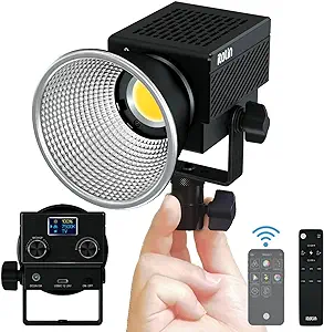 Led Video Light, 60W Bi-Color Video Light Mini Compact Cob Continuous Ou... - $315.99