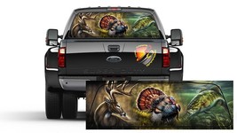 Hunting Deer Turkey Sea Bass Rear Window Perforated Graphic Decal Sticke... - £39.95 GBP