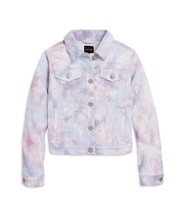 Joe&#39;s Jeans Big Kid Girls Tie-Dyed Denim Jacket,Pastel Lilac,Large - £32.95 GBP