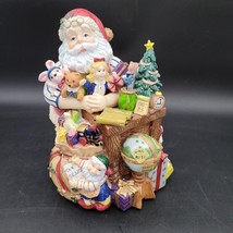 Vintage Fitz And Floyd Christmas 2002 Santa Toy Shop Musical Figurine “T... - $24.74