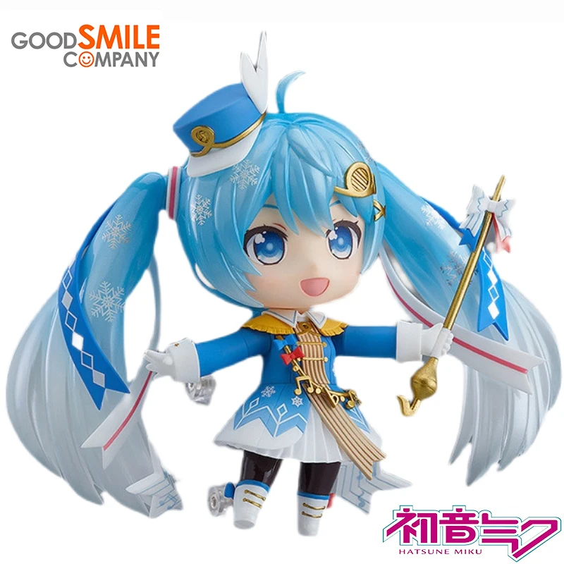 In Stock Original GSC Hatsune Miku Snow MIKU 2020 Vocaloid Nendoroid 10cm Good - £216.46 GBP