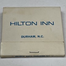 Matchbook Cover  Hilton Inn  Durham, NC   Unstruck   gmg Foxing - $230.57 MXN