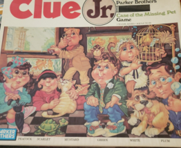 Vintage 1989 Parker Brothers Clue Jr Case of the Missing Pet Board Game - $10.82