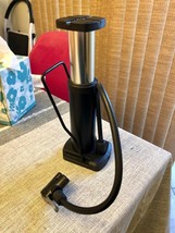 Bike Pump, Mini Bike Floor Pump Compact Mini Portable Bicycle Foot Pump Co - $15.59