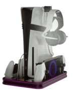 Compatible for PS5 Charging Station w Cooling Fan &amp; RGB Light  Dual Cont... - $554.25 MXN