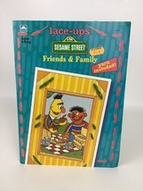 Sesame Street Family Golden Lace-Ups Book Lacing Card Vintage 1992 90s T... - $14.80