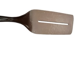 Vintage Foley Nylon Brown 1 Slotted Angled Spatula Turner Long Blade - $14.85