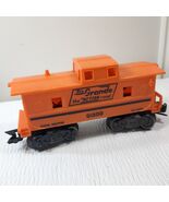 Marx Trains RIO GRANDE THE ACTION ROAD SHORT STACK CABOOSE 01500 orange ... - $85.00