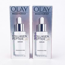Olay Regenerist Collagen Peptide 24 Fragrance Free Serum 1.3oz Lot of 2 - £20.50 GBP