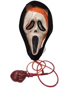 Scream Movie Ghost Face Bleeding Mask w/ Heart Blood Pump Halloween Mask - $21.83 CAD
