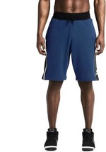 Nike Mens Retro Sweat Heavy Shorts Size Large Color Blue Black Grey - £51.13 GBP