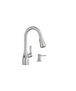 Moen Arlo Spot Resist Stainless Single Handle Pull-down Kitchen Faucet w... - $458.02 CAD