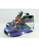 Mint 2013 Reebok Kamikaze Basketball Shoes Boys Size 6 Purple Green Silver - £31.14 GBP