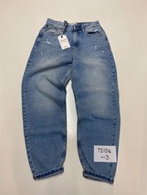 MISS SELFRIDGE Light Wash High Waisted Tapered Leg Mom Jeans   (exp98) - £8.94 GBP