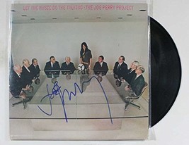 Joe Perry Signed Autographed &quot;Let the Music Do the Talking&quot; Record Album - COA M - £54.48 GBP