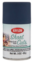 Krylon Short Cuts Hobby and Craft Satin Spray Paint, Deep Blue, 3 Oz. - £7.07 GBP