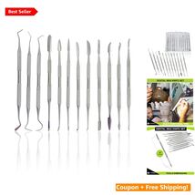 12-Piece Stainless Steel Double-Sided Sculpting Tool Set for Artists &amp; H... - $37.57