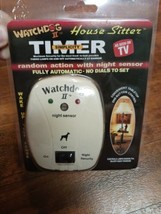 WatchDog II House Sitter Simplicity Timer Turns Lamps Radio Tv On Off Ra... - $12.86