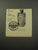 1955 Knize Ten After Shaving Lotion Ad - The essence of good grooming - £14.50 GBP
