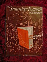 Saturday Review Magazine November 16 1940 Children&#39;s Books Basil Davenport - £12.78 GBP