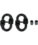 2pc 1/2 inch Coupling Link Tow Hitch Safety Chain Hammer Lock Grade 80 B... - £37.13 GBP