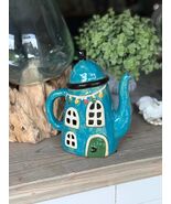 Blue Ceramic Teapot Candle Holder (Copy) - $52.68 CAD