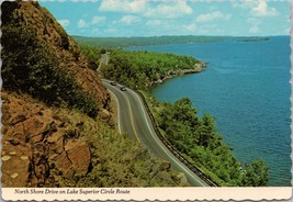 North Shore Drive on Lake Superior Circle Route Postcard PC474 - £3.92 GBP