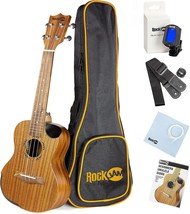 The Rockjam Premium Concert Ukulele Kit (Rjuk-712C-N) Comes, And Spare S... - £39.30 GBP