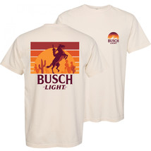Busch Light Cowboy Sunset T-Shirt Brown - £32.05 GBP+