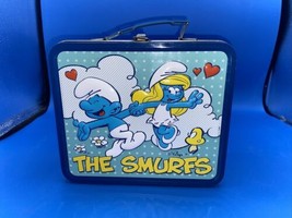 The SMURFS 2011 Metal Lunch Box No Thermos - $7.70